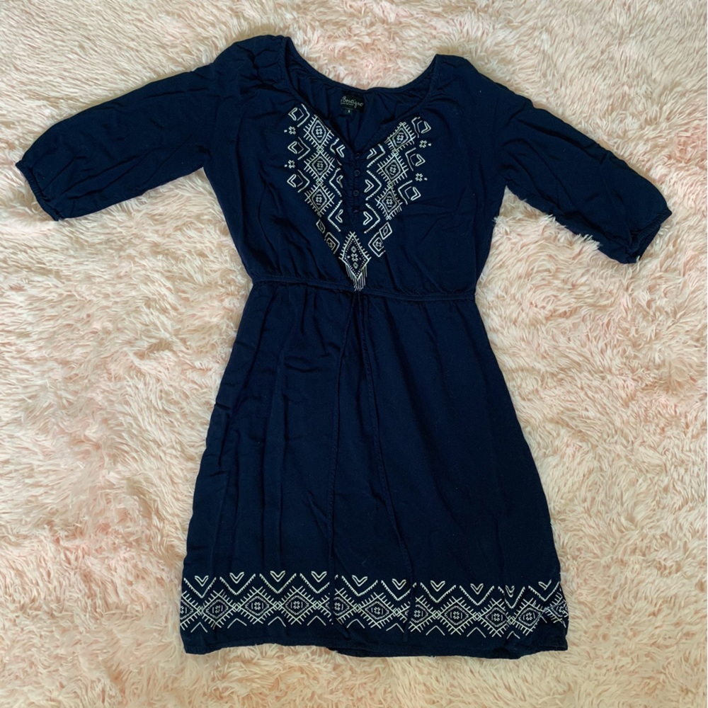 B Boutique Navy Blue Dress
